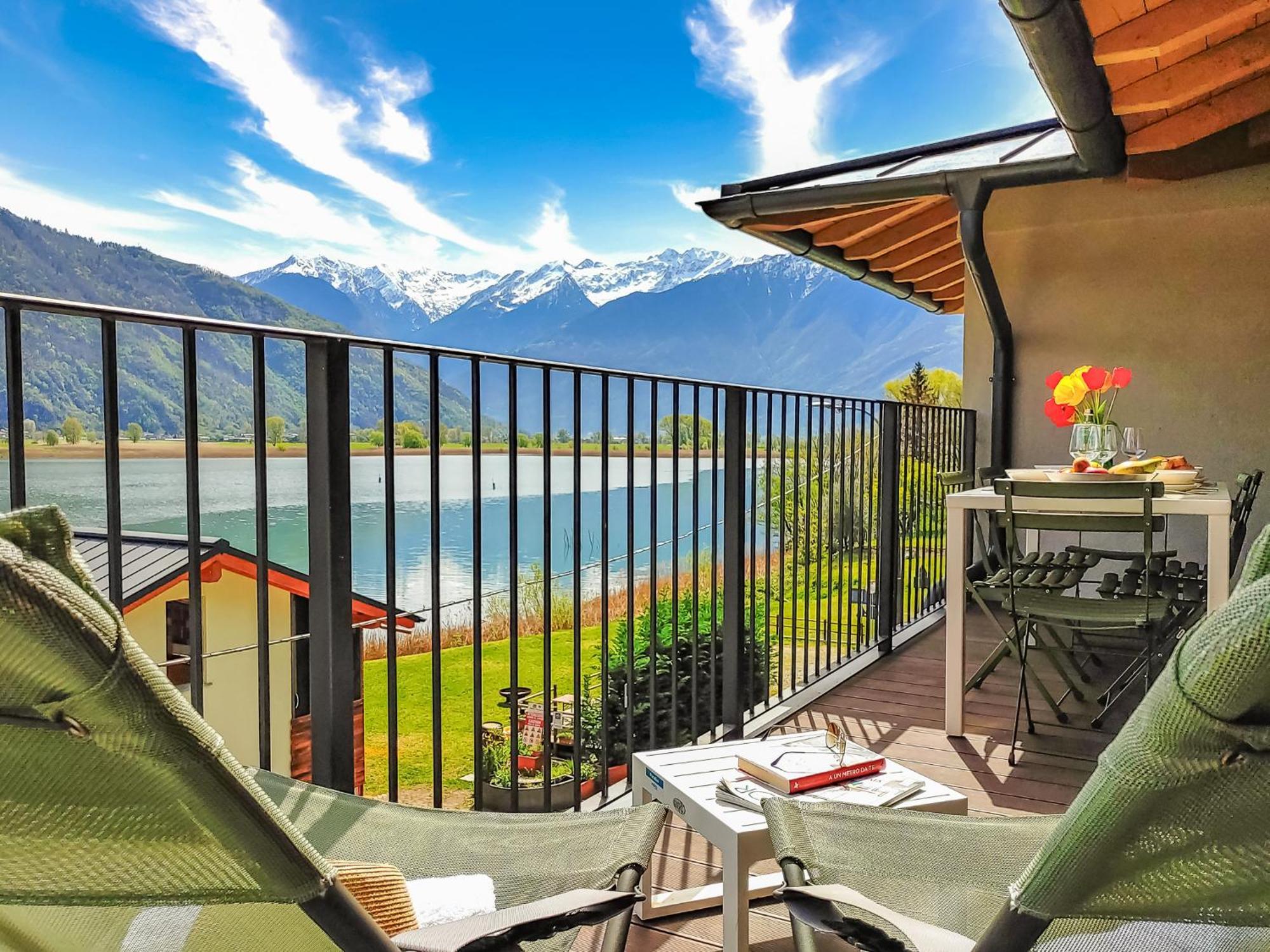 Dascio Dolce Ferienwohnung Panorama Balkon Am See Dış mekan fotoğraf