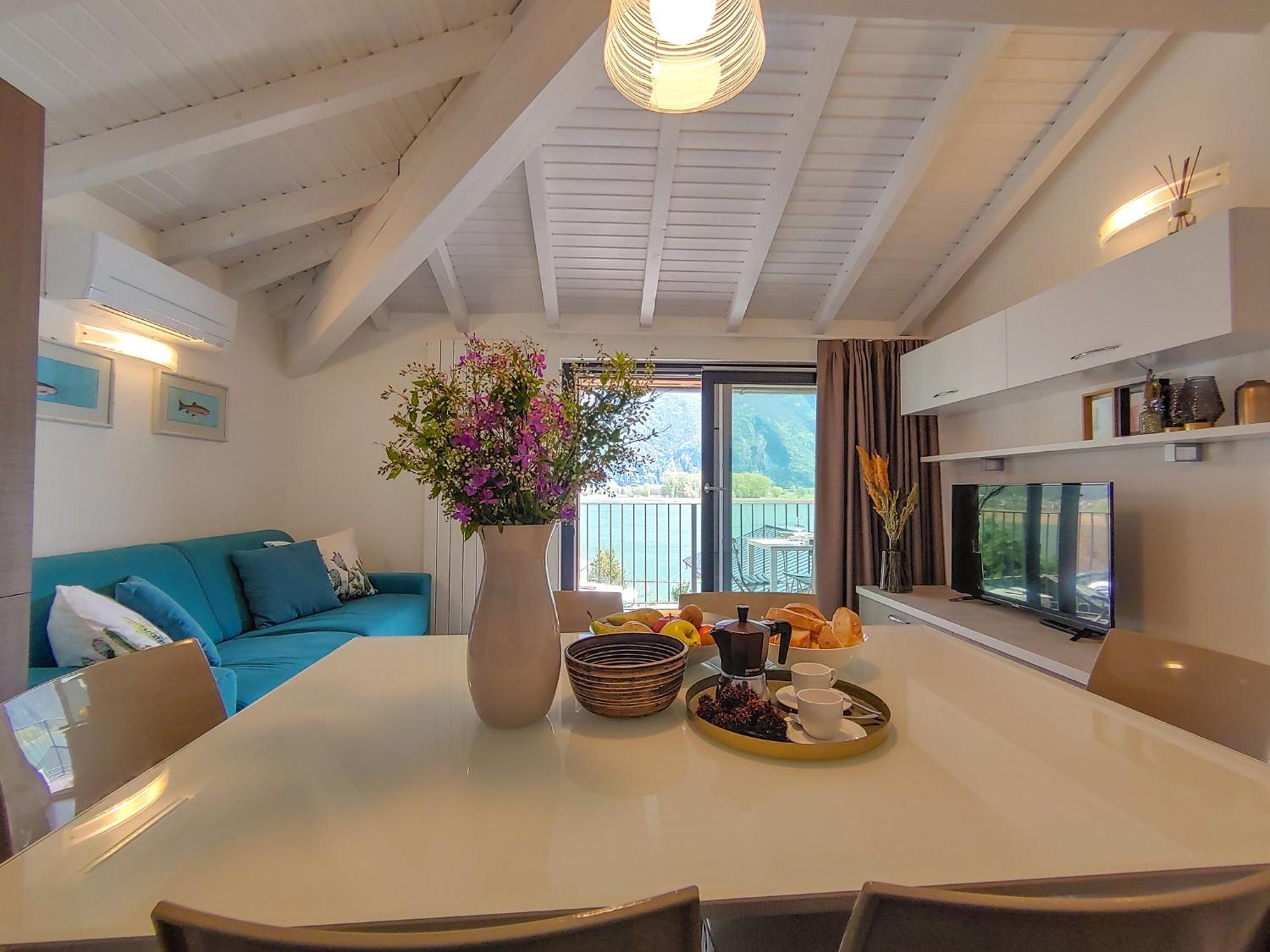 Dascio Dolce Ferienwohnung Panorama Balkon Am See Dış mekan fotoğraf
