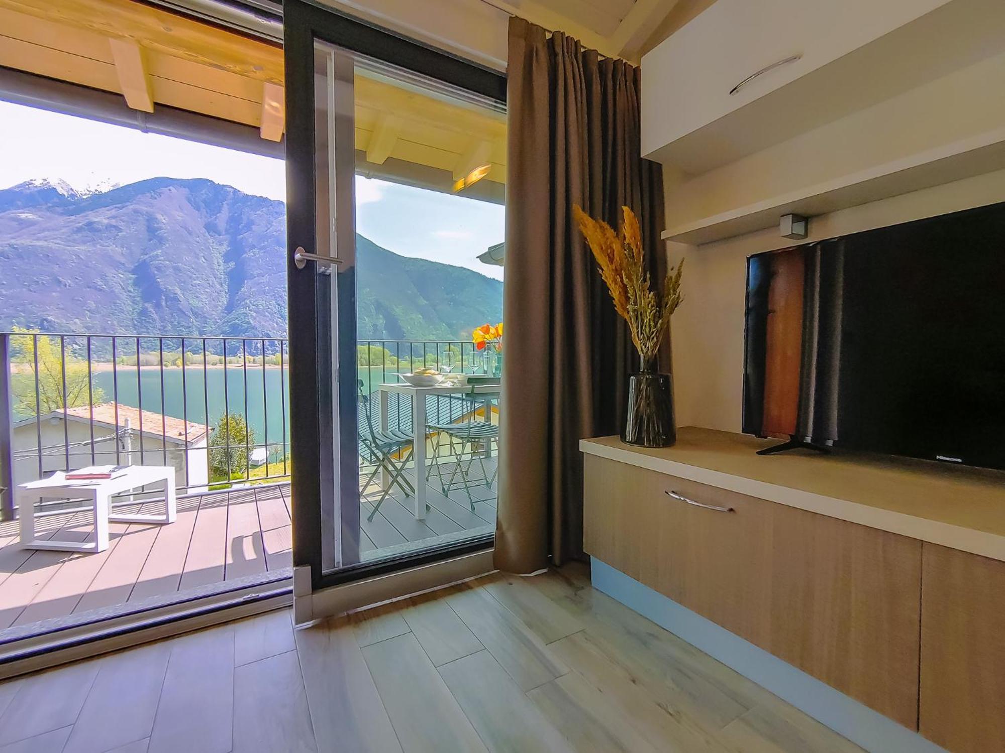 Dascio Dolce Ferienwohnung Panorama Balkon Am See Dış mekan fotoğraf