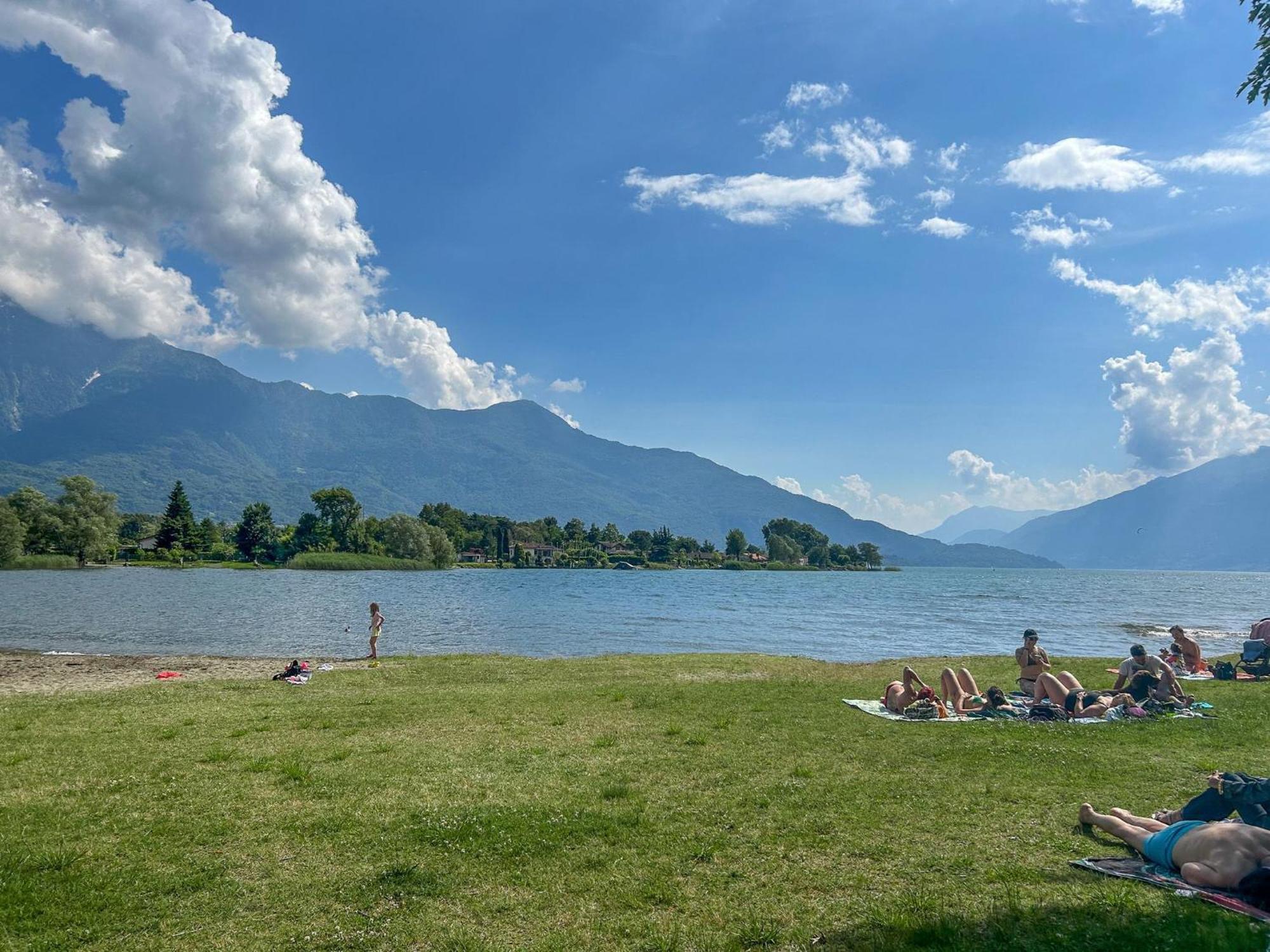 Dascio Dolce Ferienwohnung Panorama Balkon Am See Dış mekan fotoğraf