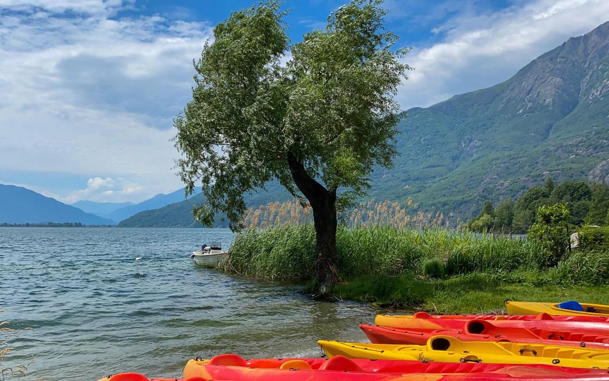 Dascio Dolce Ferienwohnung Panorama Balkon Am See Dış mekan fotoğraf