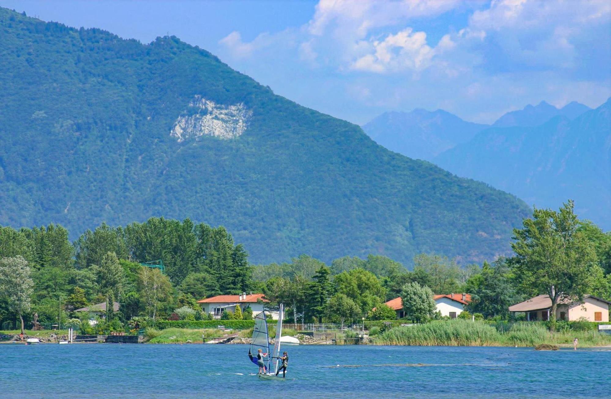 Dascio Dolce Ferienwohnung Panorama Balkon Am See Dış mekan fotoğraf