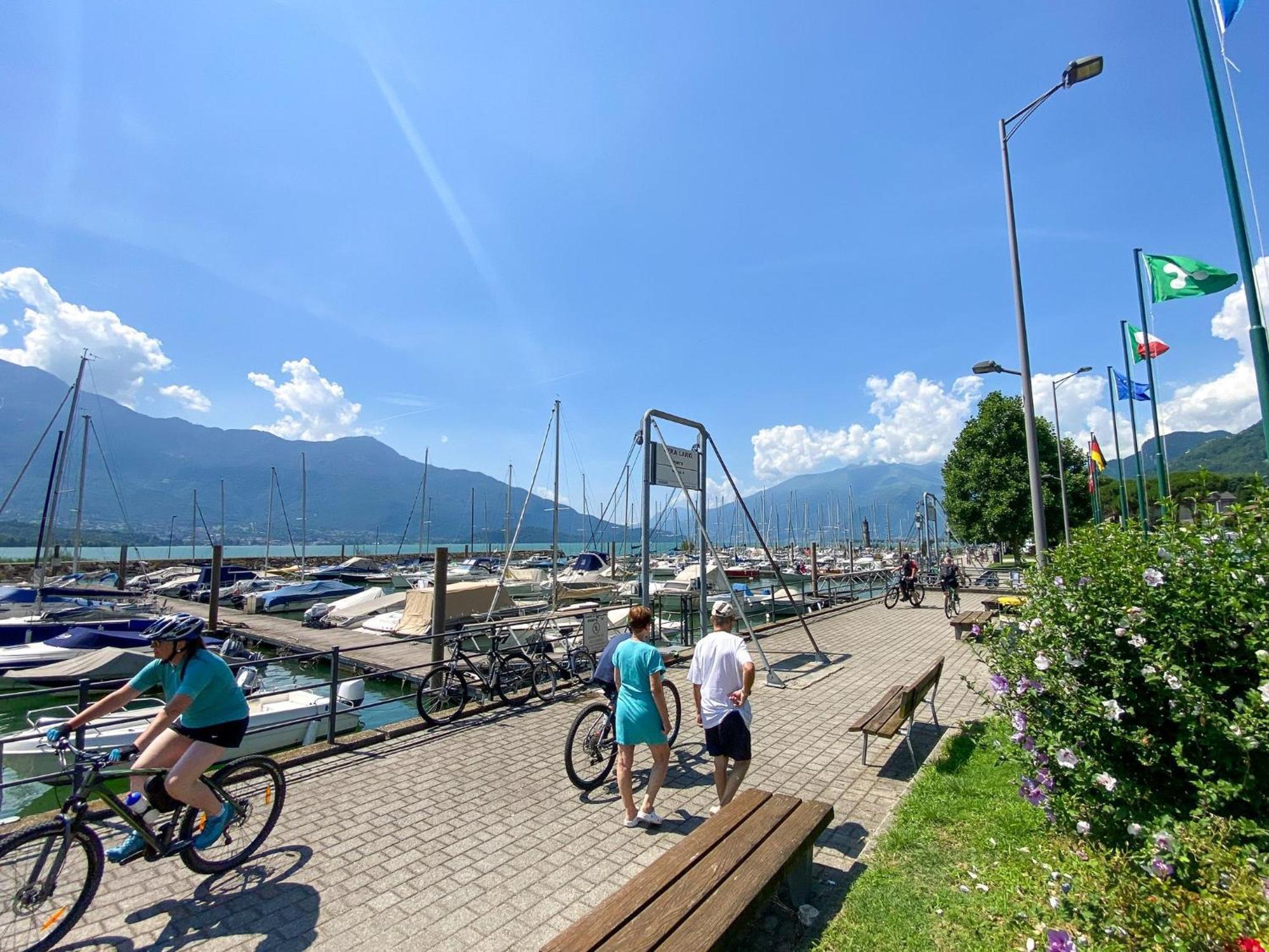 Dascio Dolce Ferienwohnung Panorama Balkon Am See Dış mekan fotoğraf